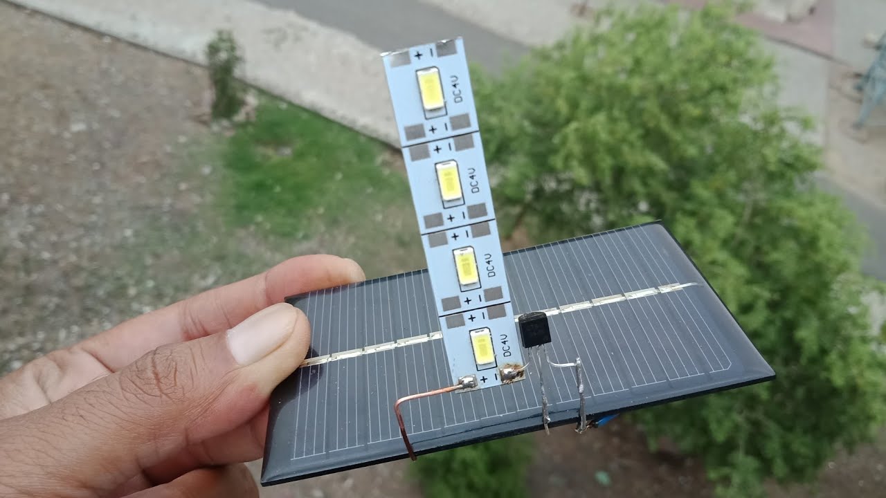 Diy solar led strip light project