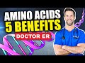 AMINO ACID SUPPLEMENTS! BCAA (Branched-Chain Amino Acid) Benefits Explained by ER Doctor