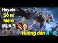 Liên Quân Tướng Mới Hayate Mở Sổ Sứ Mệnh Mùa 5 Hướng dẫn chơi hayate bạch ảnh Trang bị + Bảng Ngọc thumbnail