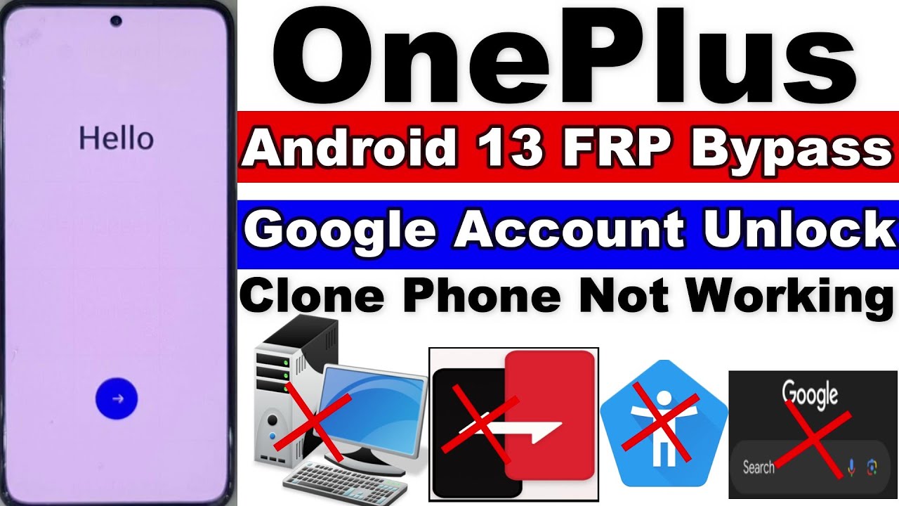 OnePlus Android 13 FRP Bypass Nord CE 3 Lite 5G,11R,11 OnePlus Android 13 FRP Bypass Nord CE 3 Lite 5G,11R,11