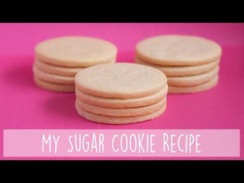 VIDEO : my favourite sugar cookie recipe - recipebelow! how to makerecipebelow! how to makesugar cookies! sorry i haven't been posting as much, life is very busy with 3 kids these days. thanks ...