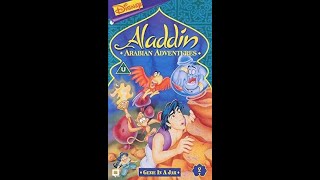 Opening to Aladdin: Genie in a Jar UK VHS (1995)