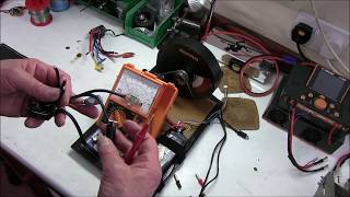 Brushless R/C Model Car Speedo fault testing with MiniPro dyno.