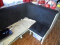New Life on the Road - How our head bed and lounges look!
