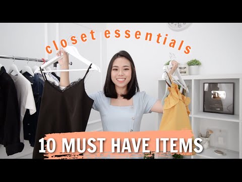 ( WAJIB PUNYA ) 10 BAJU YANG DIBUTUHKAN SETIAP WANITA | CLOSET ESSENTIALS - YouTube