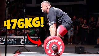 Rauno Heinla DESTROYS Masters Deadlift World Record with 476KG Lift