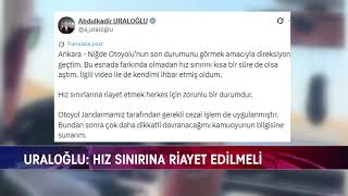 Bakan Uraloğluna Radar Cezasi Kesi̇ldi̇
