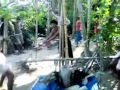 動画：バングラデシュ ラカイン族の村での灌漑用井戸掘削工事