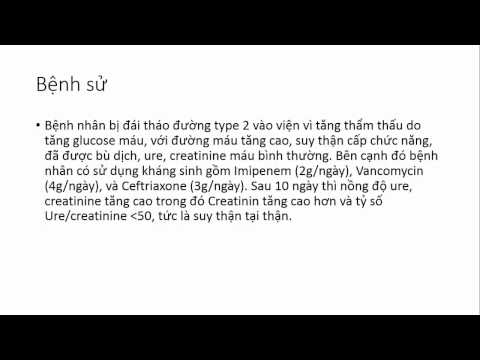 Đọc kết quả Ure - Creatinin trong suy thận cấp