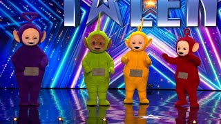 Britain's Got Talent 2022 TELETUBBIES Performance  Audition S15E08