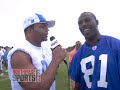 Title:Quick Hits at the Pro Bowl with Brendon Ayanbadejo and Terrell Owens Description:Quick Hits at the Pro Bowl with Brendon Ayanbadejo and Terrell Owens