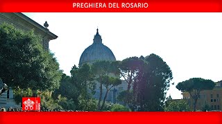 Preghiera del Rosario 31 maggio 2021 Papa Francesco