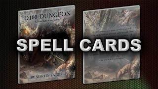 SPELL CARDS (D100 DUNGEON VIDEO)