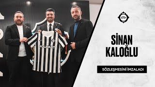 Teknik Direktörümüz Sinan Kaloğlu Sözleşmesini İmzaladı
