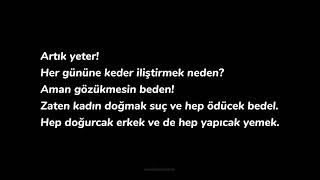 Gazapizm - Artık Yeter (Lyrics/Karaoke/Sözler)