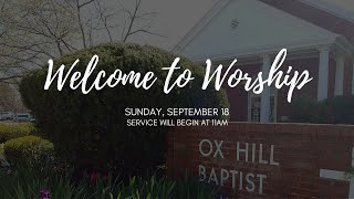 9.18.22 - Sunday Worship