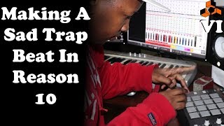 Making A Sad Trap Beat in Reason 10 | With MPD32 and Midi-Controller