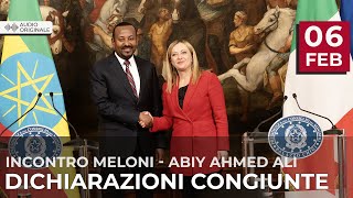 Dichiarazioni alla stampa con il Primo Ministro dell'Etiopia (audio originale)