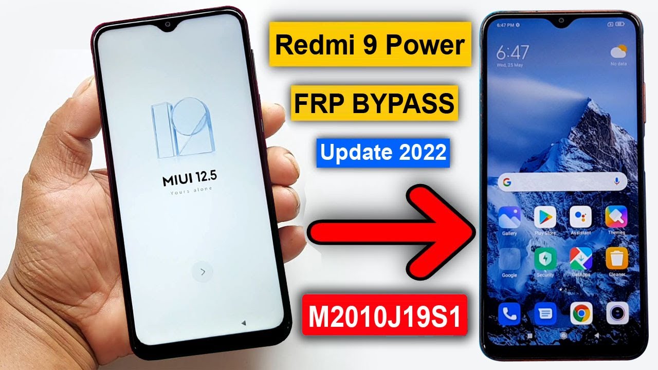 Redmi 9 Power Frp Bypass | MIUI 12.5 Unlock | Redmi 9 Redmi 9 Power Frp Bypass | MIUI 12.5 Unlock | Redmi 9