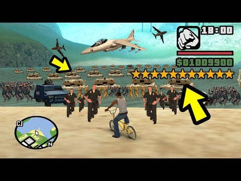 ЧТО БУДЕТ ЕСЛИ ПОЛУЧИТЬ 11 ЗВЁЗД В GTA SAN ANDREAS ??? ЧТО БУДЕТ ЕСЛИ ПОЛУЧИТЬ 11 ЗВЁЗД В GTA SAN ANDREAS ???