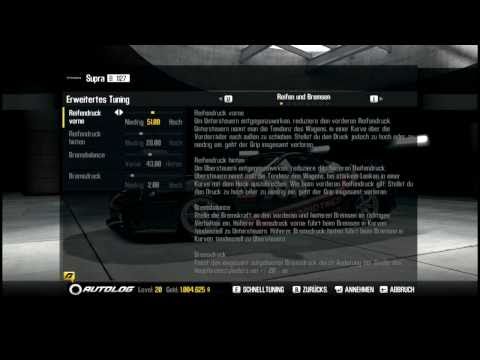 Need For Speed Shift 2 Unleashed Drifting Toyota SUPRA incl tuning and 