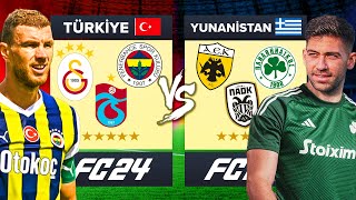 TÜRKİYE SÜPER LİG vs YUNANİSTAN LİGİ // FC 24 ALL-STAR KAPIŞMA