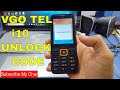 Vgo Tel i10 User Code Unlock || Read Code || Boot Key || 2018