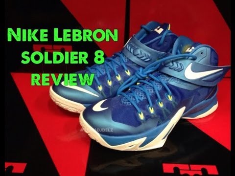 Nike Zoom Soldier 8 VIII Lebron Shoe Review + On Foot W Dj Delz ...