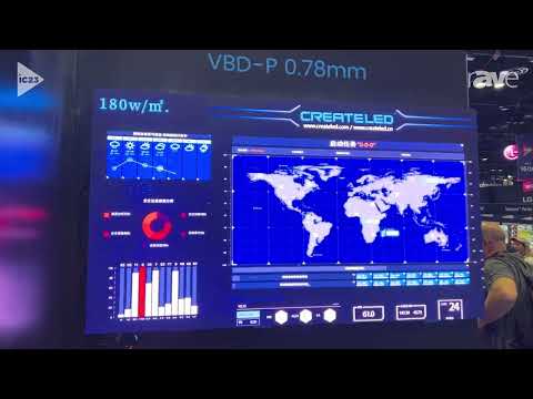 InfoComm 2023: CreateLED Shows VBD-P 0.78-mm dvLED Display With Max Power Consumption of 180 watts/m