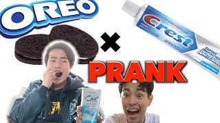 Toothpaste In Oreo Prank On Brother