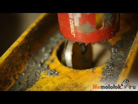Как сделать отверстие 20 мм в металле Как сделать отверстие 20 мм в металле