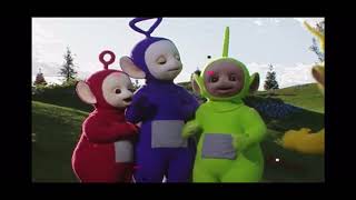 Teletubbies Rare Windmill Clip In Making Flowers