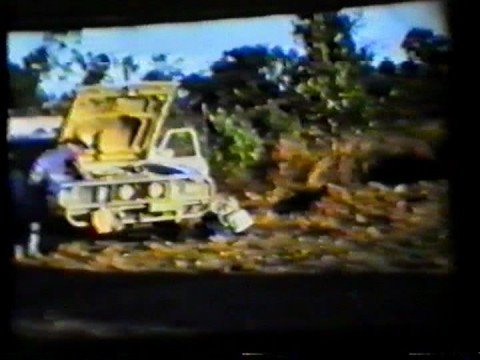 Nev Brown drives his trusty Ford Zephyr Ute as a participant in the 1989 