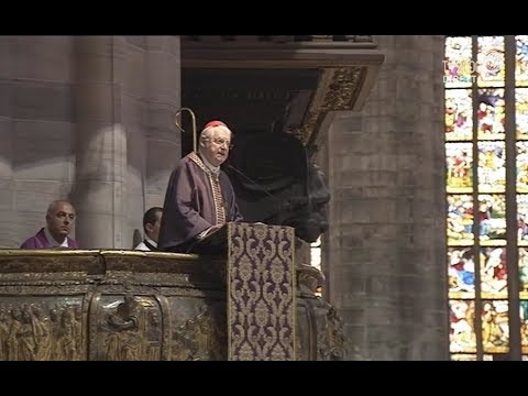 Funerali cardinale Dionigi Tettamanzi, omelia del cardinale Angelo Scola