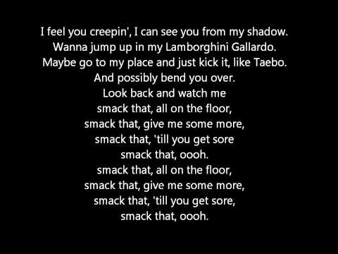 Akon ft. Eminem - Smack That (lyrics)