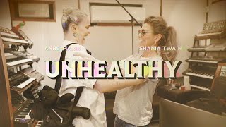 Anne-Marie & Shania Twain - Unhealthy (Lyric Video)