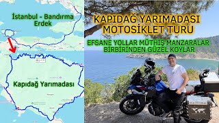 Kapıdağ Yarımadası Motolet Turu Müthiş Yollar Harika Koyları Gezdik 2 Gün Çadır Kamp Keyfi