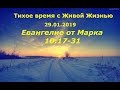 Тихое время с Живой Жизнью: от Марка 10:17–31 (29012019)