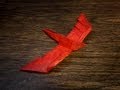 Origami Falcon (page 1). YouTube Animal Video Tutorials