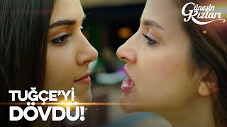 Selin, Tuğçenin Saçlarını Eline Verdi - Güneşin Kızları 4. Bölüm