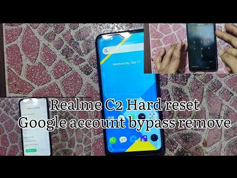 Realme C2 Hard reset Google account bypass remove Realme C2 Hard reset Google account bypass remove