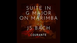 Bach Courante on Marimba