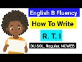 How To Write RTI in English | R.T.I Format | Bhavana Bisht