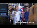 Keith Thurman vs Julio Diaz Faceoff  - esnews boxing