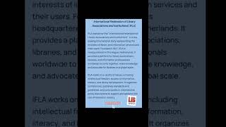 Define International Federation Of Library Ociations And Insutionsifla?