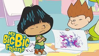My Big Big Friend | Criticising Artwork At School | Compilation | Cartoons For Children