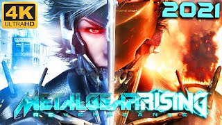 Metal Gear Rising: Revengeance - Game Movie 2021 (all cutscenes) [4K, 60fps]