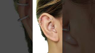 Ear Piercing Inspo Silver