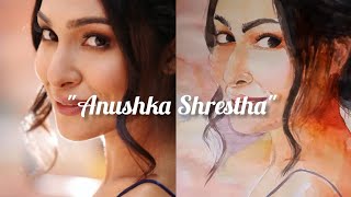 Watercolour Painting Of Miss Nepal Hka Shreatha