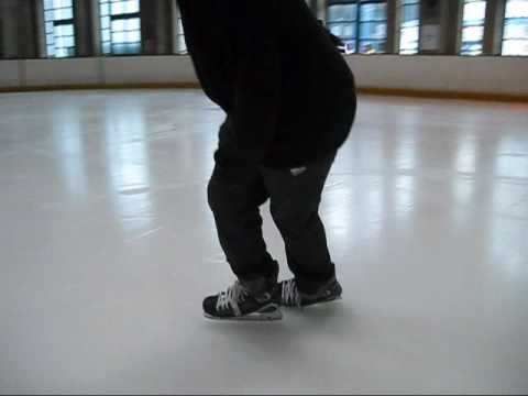 how to ice skate backwards. How To Hockey Stop Part 4 Skating Technique Skate Backwards Crossovers & 